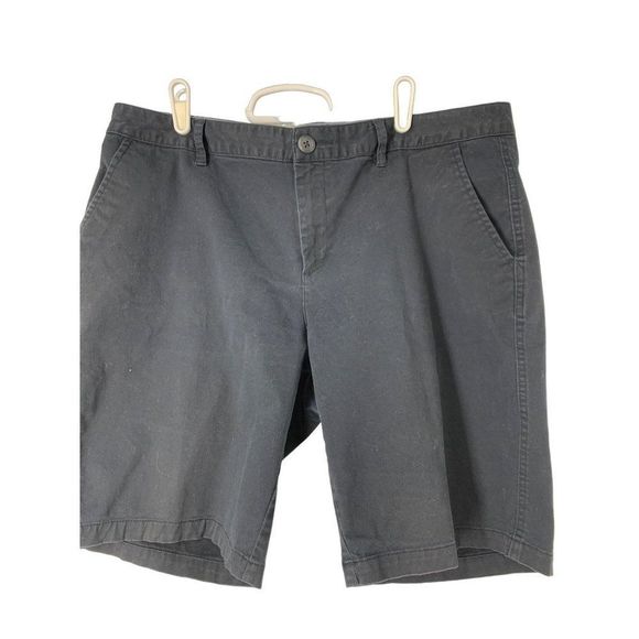 Women’ Amazon Essentials Size 14 Navy Chino Bermuda Shorts - Picture 1 of 6